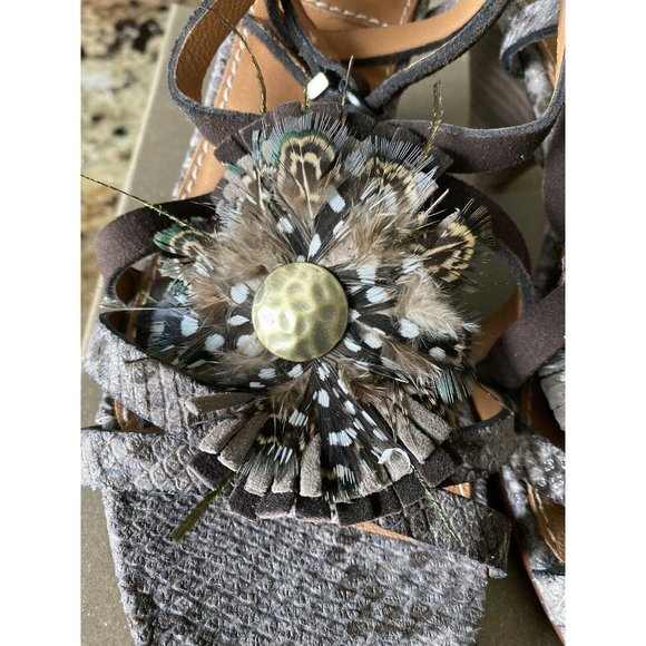 BACIO 61 TOMBOLO Women's Open Toe Leather Ankle - Picture 3 of 8